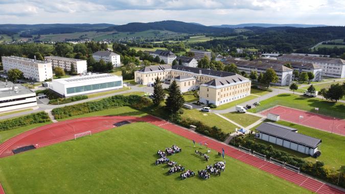Polizeifachschule Schneeberg – Schwimmhalle und Sportanlagen
