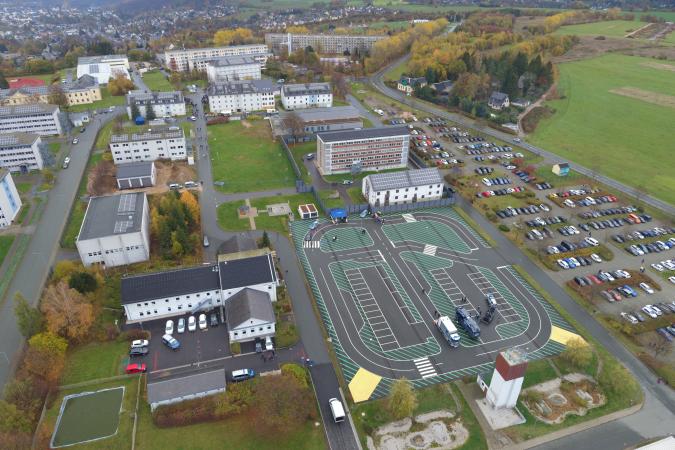 Polizeifachschule Schneeberg – Aus- und Fortbildungsbereiche