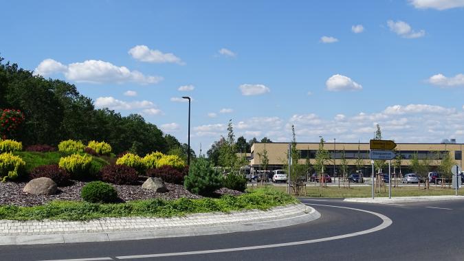 Weg zum Deutsch-Sorbischen-Schulkomplex