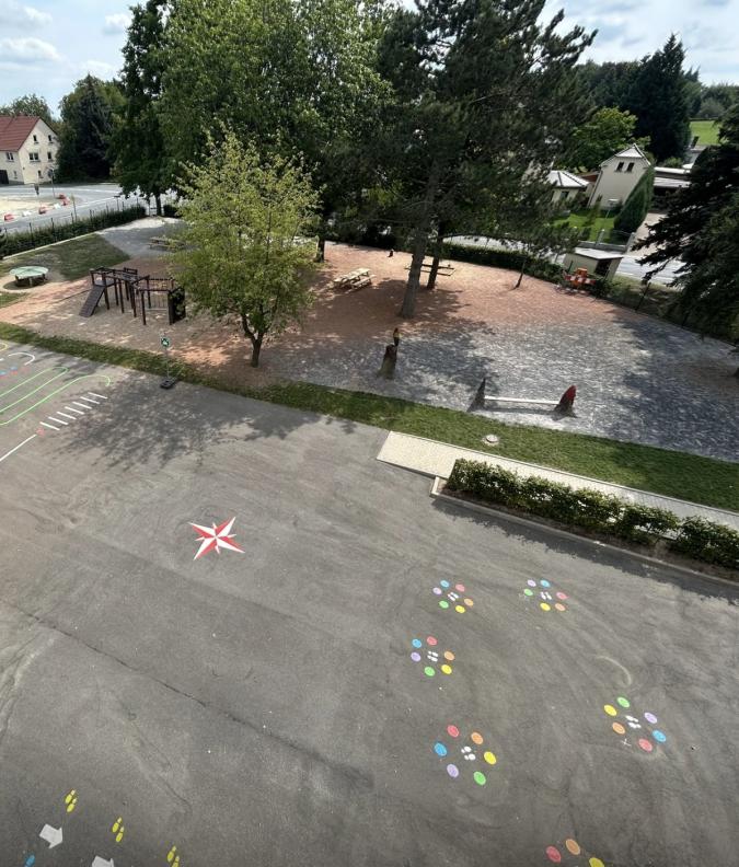 2. Bauabschnitt Sanierung Schulhof - Fertigstellung März 2024