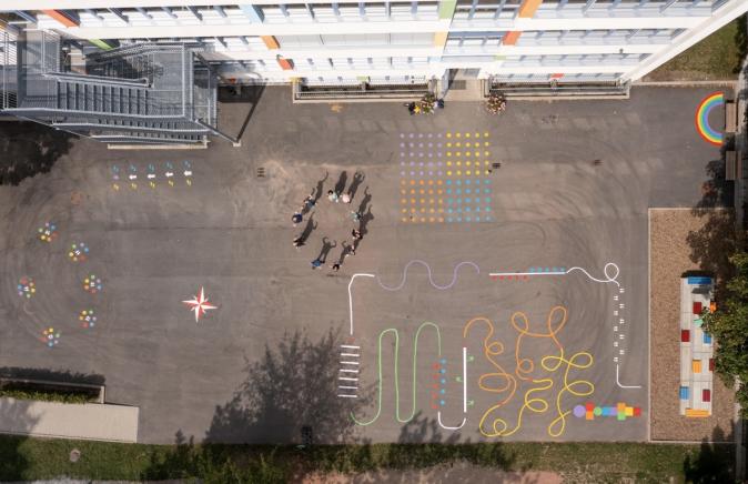 Schulprojekt "Schulhofgestaltung" durch die Lehrkräfte - August 2025