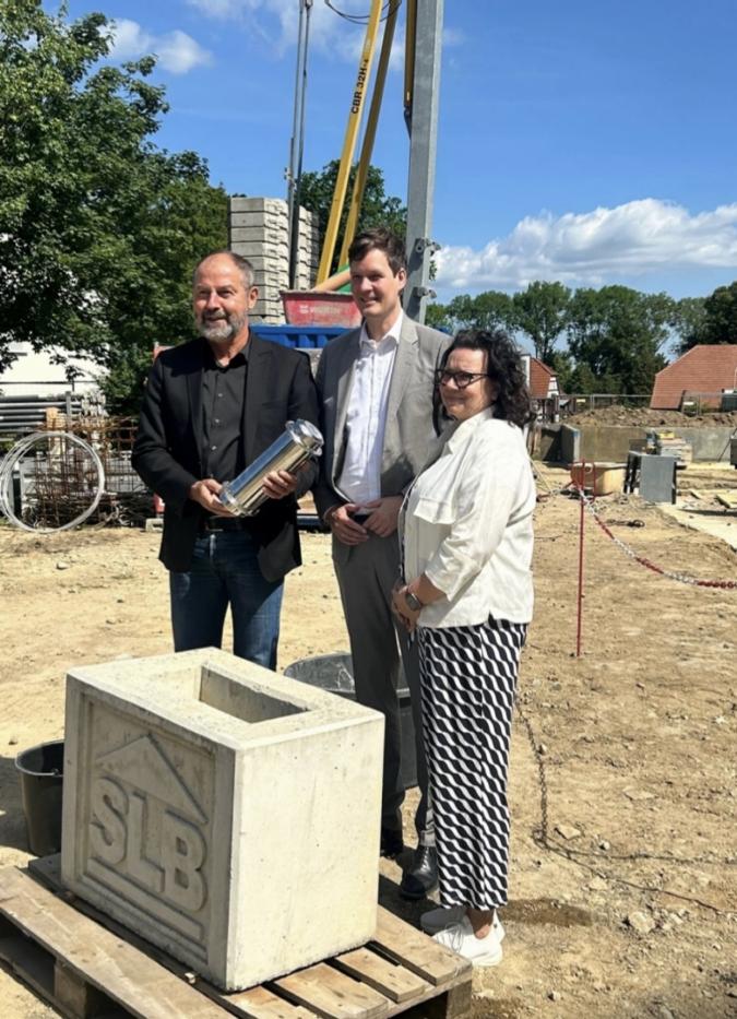 Spatenstich für den Turnhallenneubau Juni 2025