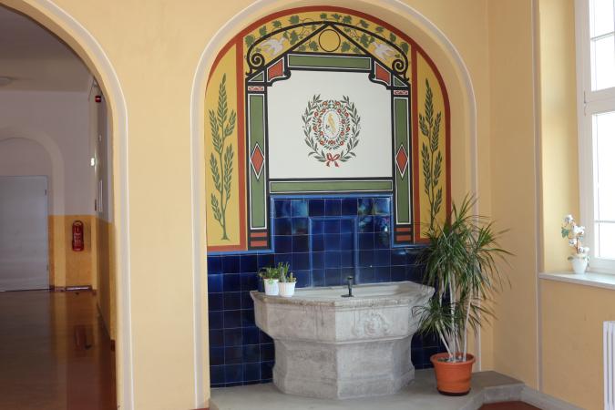 denkmalgeschützter Lichthof