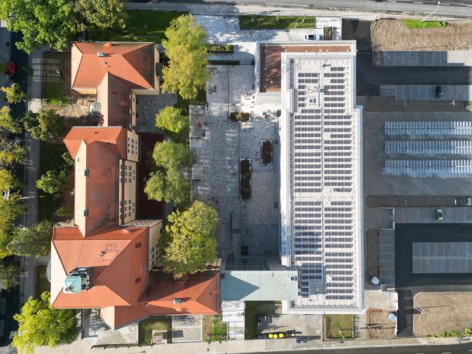 Drohnenaufname Draufsicht