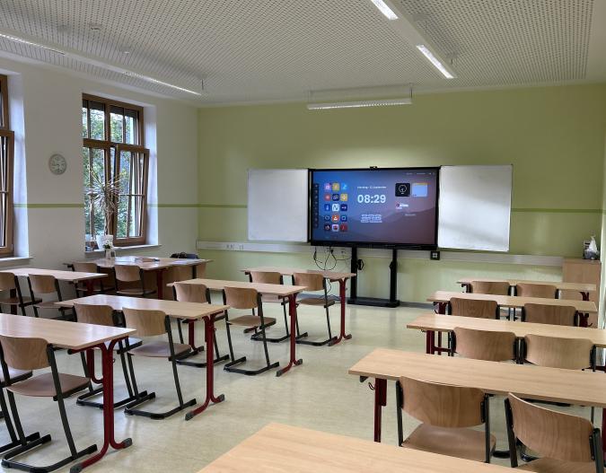 Blick in ein Klassenzimmer
