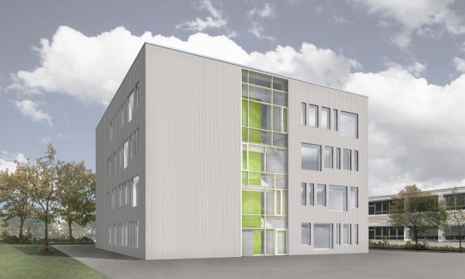 Oberschule Mölkau erstrahlt in neuem Licht.