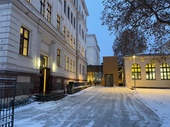 Thomasschule im Winter