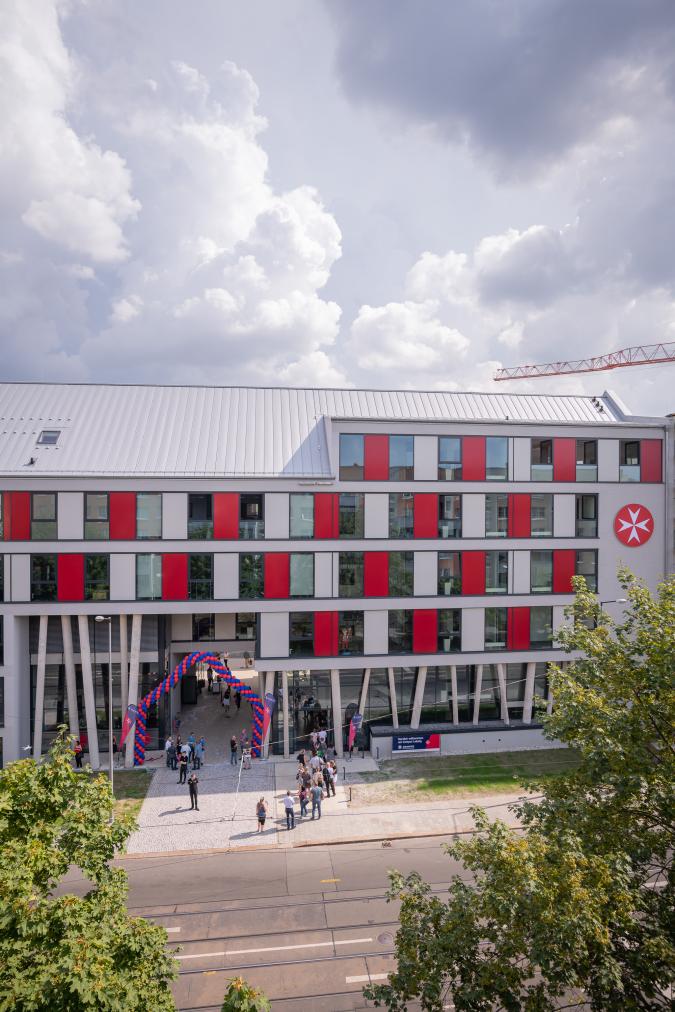 Ansicht Campus Leipzig in der Riebeckstraße 33