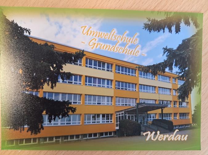 Vorderansicht der Umweltschule Werdau