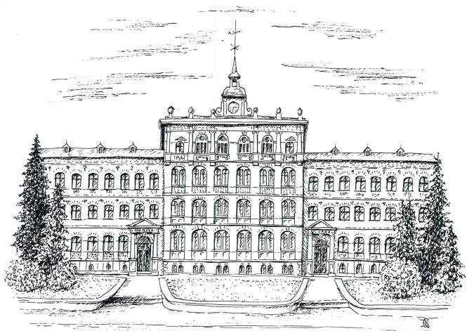 Bleistiftzeichnung BSZ Lichtenstein